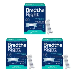 Extra Strength Sport Nasal Strips - Breathable Anti-Snoring