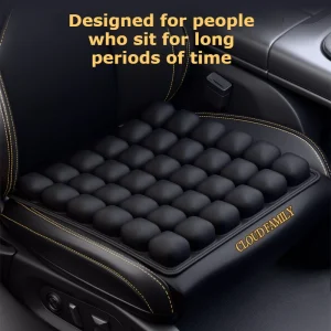 Adjustable Press-to-Inflate Pressure Relief Seat Cushion