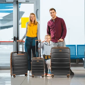 3-Piece Sets Front Opening Luggage set