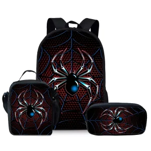 Spider Pattern Three Piece Set