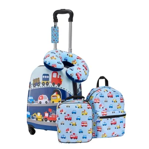 5 Piece Kids Luggage set Airline Approved