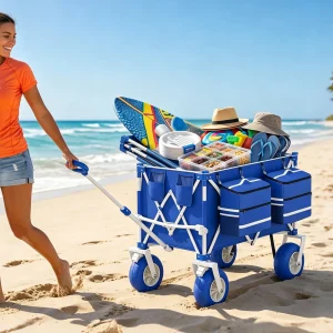 Heavy Duty Beach Wagon With 9in All-Terrain Wheels