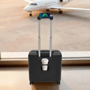 Boarding Box Suitcase W/Opening Front Compartment